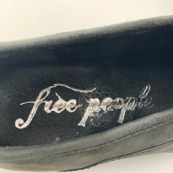 FREE People Gray Brady Leather Western Loafers. Size 37. - Picture 9 of 9